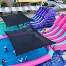 그늘막8 | 광주 초등학교 2일 물놀이 행사 🌊 대형 워터슬라이드 2대 + 8M 풀장 2개 + 그늘막 설치 후기 | 예스바운스