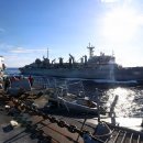 DDG-103 USS 트럭스턴과 T-AOE-6 USNS 서플라이함이 해상재보급 중 충돌 이미지