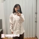 유니클로C 25SS 브로드클로스 오버사이즈 셔츠 핑크 셔츠 코디