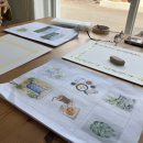 수채캘리그라피 오전반 이미지