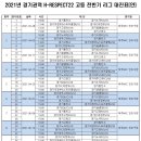 2021 전국고등축구리그 경기권역리그 일정표(3월27일~6월20일) 이미지