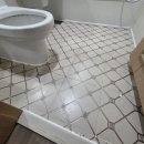 명곡크리닝 | 🔧 창원 명서동 두산위브 15년차 욕실 두 곳 바닥 폴리우레아 줄눈시공 후기