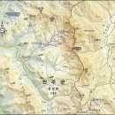 장군봉 (가차산) 등산지도 및 소개와 GPS 트랙 이미지