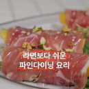 안주렙 | Lv99 간단한 와인 안주) 공격수셰프 애플망고 프로슈토 야매로 따라 해 봄