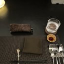 밤술BAR | 한남 분위기 맛집 테라스와 룸이있는 파인다이닝 묘우 블랙 Bar 카운터석 후기