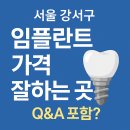 서울 강서구 치과 임플란트 잘하는곳 가격 비용 견적 총정리 (2025년)