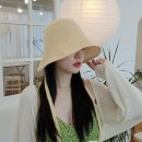 여름을 시원하게! 느와드코코 리본 끈 넓은 챙 지사 보넷 와이어 버킷햇 모자 후기