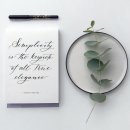 캘리그라피 실무 이미지