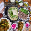한수빌딩 | 천안 두정동 염소탕 흑염소 맛집 추천 &lt;꺼멍흑염소&gt; 코스요리 꺼멍 세트 수육 무침 전골
