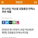 국민의짐 한나라당시절 검찰총장 탄핵안발의건 이미지