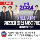 mbc개표방송 썸넬에 등장한 정준희+유시민 이미지