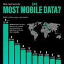 모바일 데이터 사용량별 상위 국가 시각화 이미지