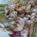 오징어 찌라시초밥과 서대찌게 이미지