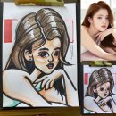 캐리커처 그리기 이미지