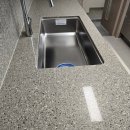 중앙광택 | 신검단중앙역우미린클래스원 싱크대 상판 연마 광택 및 항균 나노 코팅
