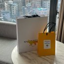 메종키츠네 폭스 헤드패치 가디건 네이비 언박싱 후기(남자 가디건, L사이즈)