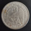 ★ 1881 POR LA RAZON O LA FUERZA CHILE UN PESO 이미지