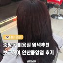대학로헤어보그 | 중앙동 미용실 염색추천 보그헤어 안산중앙점 후기