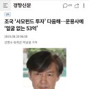 [조국 사태의 재구성] 12. 익성의 공범, 우국환 - 경향신문의 악의적 조국 음해 이미지