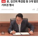 윤석열 3개법안 거부권 행사 이미지