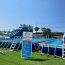 평거둔치 인라인 스케이트장 | 원주 무료개방 물놀이장 후기[원주천 르네상스 물놀이장]