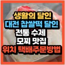 모찌네 수제간식 | 생활의 달인 빵의 성지 대전 찹쌀떡 달인 전통 수제 모찌 맛집 영춘모찌(+위치 택배주문방법)