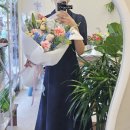 행당로 | 행당동꽃집 추천💐버블리플라워 왕십리꽃집 L사이즈 축하 꽃다발 픽업 후기 (푸른수국 꽃다발의 매력!)