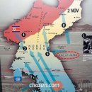 美 펜타곤(국방부 청사) 6·25 기념관 지도엔 '동해' 없고 온통 '일본海'뿐 이미지