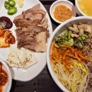 파주신세계아울렛 푸드코트 식당 맛집 한강로칼국수 백합칼국수 보리밥 보쌈정식