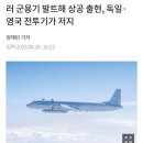 러 군용기 발트해 상공 출현, 독일·영국 전투기가 저지 이미지