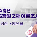 [KBS] 방금나온 총선 여론조사(지역구 2개) 이미지