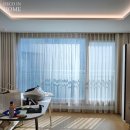 휴베스트샵 | 데코인홈 부산 커튼 명지 협성휴포레 24평 C, 수입커튼으로 특별한 커튼 인테리어 (시공후기)