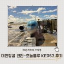 대한항공 하와이 항공권 인천-호놀룰루 직항 KE053 기내식 와이파이 이용 및 호놀룰루 공항 입국 심사 후기