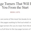 page Turner books