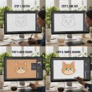 디지털 드로잉 | 수지미술학원 | 디지털드로잉 클래스 후기 : 기초드로잉부터 이모티콘, 게임원화까지