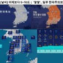 [날씨] 어제보다 5~10도 떨어져 '쌀쌀' ~~~ 일부 한파주의보 이미지