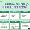 복지멤버십 제도(맞춤형 급여안내 제도) 이미지