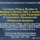 Coronary Plaque Burden is Related to Serum HDLRelated HDL--C levels, But Not to Other Lipid Parameters: A Volumetric Intravascular Ultrasound Analysis 이미지