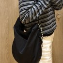 별뚜루 | 🖤 내츄럴한 쉐입의 나일론백을 찾는다면 :: 반로에 LONGUE 숄더 나일론백 블랙 컬러 구매후기