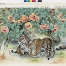 비단 공필화 이미지