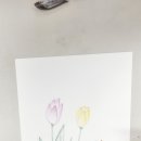 부산진구노인장애인복지관 | 부산진구 장애인복지관 수채캘리그라피 수업/ 파버카스텔색연필로 튤립그리며 힐링