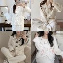 A1008 | 여자 겨울 파자마, 수면 잠옷 세트 추천