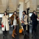여자 겨울 코트 브랜드 피브레노 여성 하프코트 핸드메이드 롱코트 승마부츠 오피스룩 코디