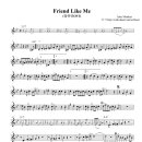 알라딘 ost &#34;Friend like me&#34; 악보입니다~ 이미지