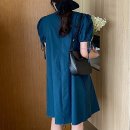 볼륨소매 스트링원피스 이미지