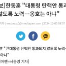 [속보]한동훈 &#34;대통령 탄핵안 통과되지 않도록 노력…옹호는 아냐&#34; 이미지