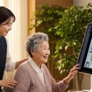 스마트폰으로 연결되는 디지털 세상 이미지