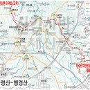 부산 황령산-행경산 산행지도 이미지