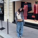 와이드모트 | ERA 이알에이 WIDE FIT DENIM PANTS 라이트블루 & 화이트 컬러 리뷰 제니 데님