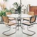 (주)한국공간서비스 | 놀(Knoll) 세스카 라탄 암체어 블랙, 라이트 비치! 더 콘란샵 실물 후기